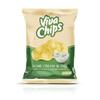 VIVA Potato Chips Masala Flavoured Crisp and Healthy Snack | Low Fat Plantain Crisps | Deliciously Light and Crispy Chips (Sour Cream & Dill) view 4