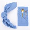 12pcs Cheesecloth Cloth Napkins 42x42cm Gauze Wedding Dining Table Napkins For Dinner Party Everyday Use Home Hotel Table Towels view 2