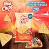 VIVA Potato Chips Masala Flavoured Crisp and Healthy Snack | Low Fat Plantain Crisps | Deliciously Light and Crispy Chips (Pizza Style) view 2
