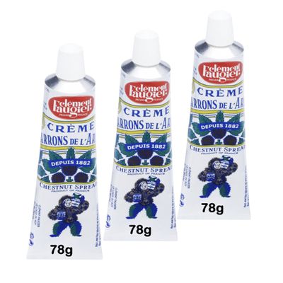 Chestnut Spread 3 Pack Multipack - 3x78g - Bundle Containing 3 Tubes of Clement Faugier Creme de Marron Chestnut Spread