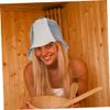 ABOOFAN 2pcs Original Sauna Hat Felt Hat for Spa Sauna Lightweight Comfortable Hair Protecting Bathing Cap view 3