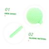 ABOOFAN Silicone Body Massager Hammer Acupoint Massaging Tool for Back Pain Relief Handheld Soft Silicone Patting Stick Green Massage Tool for Body Care and Relaxation view 3