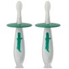 Loose Extra Soft Silicone Toothbrush, Easy to Hold Toddler Toothbrushes Ages 1-3 Years, Portable Pack of 2 Manual Toothbrush Clean view 1