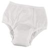 5 Set of Washable Absorbency Incontinence Aid Cotton Underwear Briefs for Women XL, White view 4