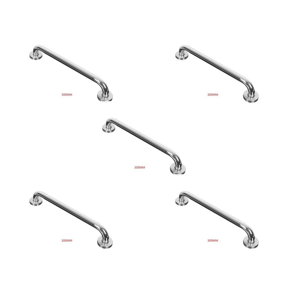 5 Set of Towel Grab Bar Bath Holder Anti-skidding Wear-Resistant Stable Usable Wall Bar Handle Good Grip Easy Installment Home 30 cm