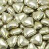 Chocolate Mini Dragees - MINI Heart Shaped Sugar Coated Confectionery - Antique Gold - For Wedding Favours and Baby Showers - Pack of 150 Hearts (150 Grams) view 2
