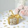 Chocolate Mini Dragees - MINI Heart Shaped Sugar Coated Confectionery - Antique Gold - For Wedding Favours and Baby Showers - Pack of 150 Hearts (150 Grams) view 3