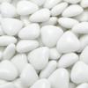 Chocolate Mini Dragees - MINI Heart Shaped Sugar Coated Confectionery - White - For Wedding Favours and Baby Showers - Pack of 500 Hearts (500 Grams) view 2