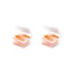 2 Set of 40 Pieces Interdental Brush Push-Pull Teeth Brushes I Shaped Indoor Outdoor Oral Hygiene Tool Household Travel Orange 0.6mm view 1