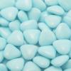 Chocolate Mini Dragees - MINI Heart Shaped Sugar Coated Confectionery - Sky Blue - For Wedding Favours and Baby Showers - Pack of 500 Hearts (500 Grams) view 2