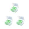 3 Set of 40 Pieces Interdental Brush Supple Floss Head Push-Pull Plastic Teeth Brushes I Shaped Oral Hygiene Tool Travel Green 0.8mm view 1