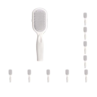 10 Set of Foot Callus Rasp Home Skins Scrubbing Tools Rubbings Accessories Pedicure Accessory Women Men Dead Skin Removal Scrubber White