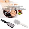 10 Set of Foot Callus Rasp Home Skins Scrubbing Tools Rubbings Accessories Pedicure Accessory Women Men Dead Skin Removal Scrubber White view 3