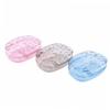 Beaupretty 3pcs Soap Box and Soap Dish Set Cover for Bathroom Storage Crystal Finish in Red Blue and Coffee Colors Family Use view 1