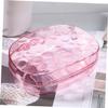 Beaupretty 3pcs Soap Box and Soap Dish Set Cover for Bathroom Storage Crystal Finish in Red Blue and Coffee Colors Family Use view 4