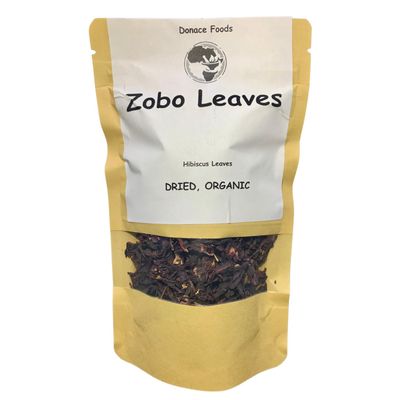 DONACE Foods Dried Hibiscus Leaves for Authentic Zobo Drink - Nutritious and Delicious (50 g)