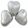 Silver Foiled Milk Chocolate Hearts - 1000g Chocolate Sweets view 1