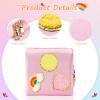 2 Pack Period Bag, PU Leather Sanitary Napkin Storage Bag for Feminine Pads Liners Tampons and Reusable Pads,Functional Sanitary Pads Pouches First Period Kit for Teen Girls Women Ladies Gift view 3