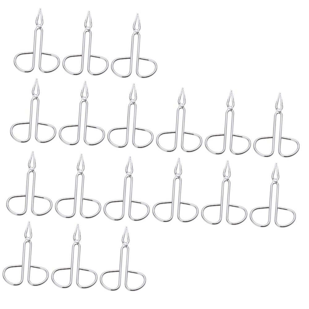 Beaupretty 3sets Stainless Steel Eyebrow Tweezers Eyebrow Clamp Beauty Clip for Makeup Use Sharp Tweezers for Women