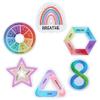 MAGICLULU Textured Finger Stickers 6pcs Pvc Peva Film DIY Calming Stickers view 1