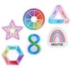 MAGICLULU Textured Finger Stickers 6pcs Pvc Peva Film DIY Calming Stickers view 2