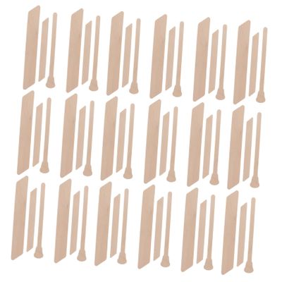 Beaupretty 150pcs Wooden Waxing Sticks for Facial Hair Removal Hair Wax Stick Applicator and Spatula for Home Salon Use