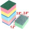 XYZOOM Sponge Rectangle Bowl Dish Wash Cleaning Pad 10 Pcs Assorted Color(d37a2 d9bd2 5f366 b9c95 fdd0e d290e view 2