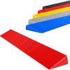 Yesbon Indoor Curb Ramps, Threshold Door Step Ramp Portable Threshold Ramp 1 to 10.5 cm High, Household Non-slip Steps Ramps Doorway Lightweight Plastic Curb Ramps,Red,100x12x5cm view 1