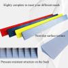 Yesbon Indoor Curb Ramps, Threshold Door Step Ramp Portable Threshold Ramp 1 to 10.5 cm High, Household Non-slip Steps Ramps Doorway Lightweight Plastic Curb Ramps,Red,100x12x5cm view 2