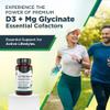 Best Immune, Magnesium Glycinate 400mg D3 1000IU Essential Cofactors Complex Premium Quality 100 Vegetarian Capsules Highest Bioavailability view 3