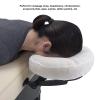 50pcs Salon U Shaped Headrest Covers Disposable Elastic Face Rest Pillowcases Beauty Salon Headrest Covers U Shaped Headrest Covers Adjustable Elastic Pillowcases view 2