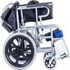 16 inch Wheelchair Lightweight Folding Portable Transit Travel Chair with Brakes Solid Tire WeightNB Ultra-Lightweight Wheelchair view 2
