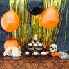 24Pcs Black Crow Cupcake Toppers Glitter Raven Halloween Cupcake Picks for Horror Crow Halloween Theme Birthday Party Cake Decorations Supplies view 4