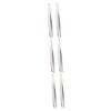 minkissy 6pcs Stainless Steel Eyebrow Tweezers Dual-use Makeup Lash Tweezers Flat Oblique Mouth Eyebrow Clamps view 1