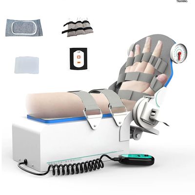 BDJSN Electric Elbow Joint Rehabilitation, Elbow Joint Stretching Trainer with 5-Finger Fixed and Joint Floating Design, Adjustable 0-90 Bending/Stretch Angle, for Arm Fracture