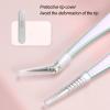 Eyelash Extension Tweezers Set, Clamp Tightly Fine Tip Accurate Use Prevent Slipping Easy Pinch Stainless Steel Tweezer Lash Tweezers for Nail Art Beauty Salon Home Use view 3