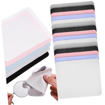 OATIPHO 20pcs Microfiber Suede Lens Cloths Eyeglass Cleaner for Glasses Lenses Non Scratch Wide Application