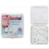 Sanitral 300 Pcs Dental Floss Picks (6 x 50) with Clear Hygienic Cases  2-in-1 Disposable Toothpicks for Teeth Cleaning view 4