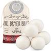 DimBull Wool Dryer Balls  6 Pack XXL, 100% Organic Merino Wool, Handmade in Nepal, Reusable Natural Fabric Softener for Laundry, Cuts Drying Time, Wrinkles & Static view 1