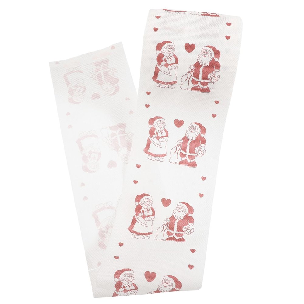 Abaodam Christmas Toilet Paper Soft Toilet Paper for Bathroom Christmas Toilet Paper Roll Festive Decoration for Holiday Party Theme