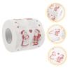 Abaodam Christmas Toilet Paper Soft Toilet Paper for Bathroom Christmas Toilet Paper Roll Festive Decoration for Holiday Party Theme view 4