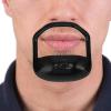 15pcs Beard Shaper & Beard Shaping Tool for Men Beard Shaving Template for Precise Beard Shaping, 5 Size Trimming Styling Guide view 3