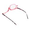 ANCLLO Makeup Glasses Reading Glasses for Women 1.5 Rotatable Single-Rimmed Glasses for Eye Makeup Eyelash view 4