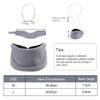 ACWOO Neck Brace, Soft Foam Cervical Collar for Sleeping, Neck Support Brace for Neck Pain Relief, Wraps Keep Vertebrae Stable and Aligned for Relief of Cervical Spine Pressure for Women & Men view 3