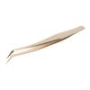 HighStainless Steel Eyelash Extension Tweezers for Volume Lashes with Comfortable Grip, Widely Used for Professional Beauty Eyelash Extension (Long Oblique Tweezer) view 2