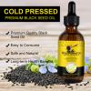 Black Seed Oil | 100% Pure, Natural And Premium Cold Pressed | Best For Hair Growth & Skin Care & Protect Joints - Strong From Virgin Organic Blackseed Nigella Sativa Seeds Oil (60Ml) view 4