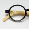 Lanomi Retro Round Reading Glasses Women Men Spring Hinges Lightweight Clear Vision Eyeglasses Black 4.0 view 2