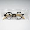 Lanomi Retro Round Reading Glasses Women Men Spring Hinges Lightweight Clear Vision Eyeglasses Black 4.0 view 3