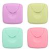 4-Piece Plastic Tampon Case Bag - Square Tampon Storage & Organizer - Portable Period Bag, Multi-color view 1