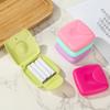 4-Piece Plastic Tampon Case Bag - Square Tampon Storage & Organizer - Portable Period Bag, Multi-color view 3